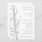 Klarinet Overweging Kaart (Voorkant / Achterkant)