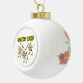 Klarinet Rocks Keramische Bal Ornament (Rechts)