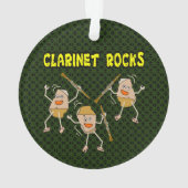 Klarinet Rocks Ornament (achterkant)