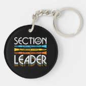 Klarinet Sectie Leader Band Sleutelhanger (Achterkant)
