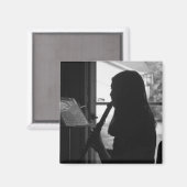 Klarinet spelen door licht magneet (Voorkant / Achterkant)