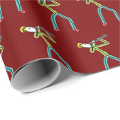 Klarinet Stickman Cadeaupapier (Rol Hoek)