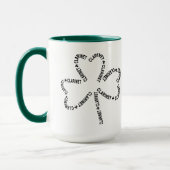 Klarinet Tekst Shamrock Mok (Links)