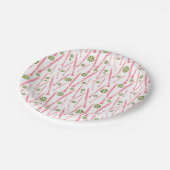 Klarinet thema papieren bordje (Gekanteld)