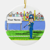 Klarinet - Vrouw Keramisch Ornament (Voorkant)