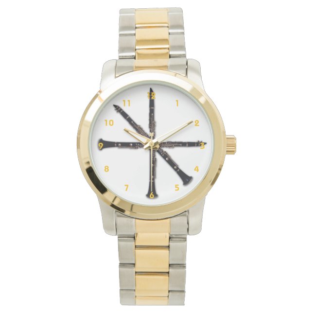 Klarinet Watch 2 van Leslie Harlow Horloge (Voorkant)