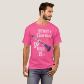 Klarinet zonder klarinetleven zou platte orch zijn t-shirt (Voorkant volledig)
