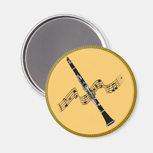 Klarinetmuziek Magneet (Voorkant / Achterkant)