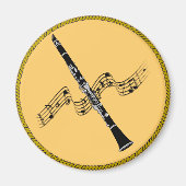 Klarinetmuziek Magneet (Voorkant)