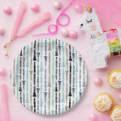 klarinetpatroon papieren bordje (Feest)