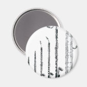 klarinets magneet (Voorkant / Achterkant)