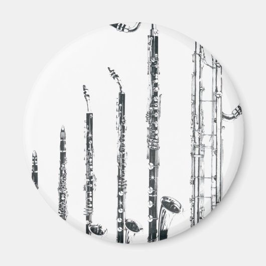 klarinets magneet (Voorkant)