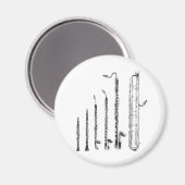 klarinets magneet (Voorkant / Achterkant)