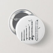 klarinets ronde button 5,7 cm (Voorkant /achterkant)