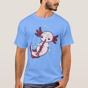 Klarinetspeler Aolotl Liefhebber Big Band Muziek K T-shirt