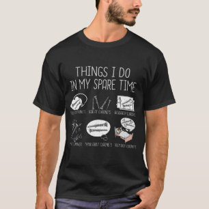 Klarinetspeler Mannen Orchestra Funny Klarinet T-shirt