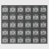 Klarinetspeler - Muzikant Band Klarinet Gift Cadeaupapier (Vlak)