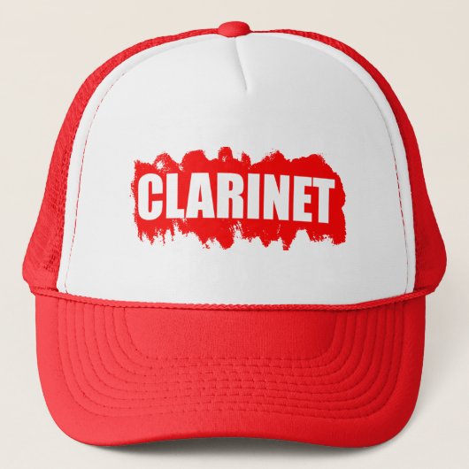 Klarinetspeler Trucker Pet (Voorkant)