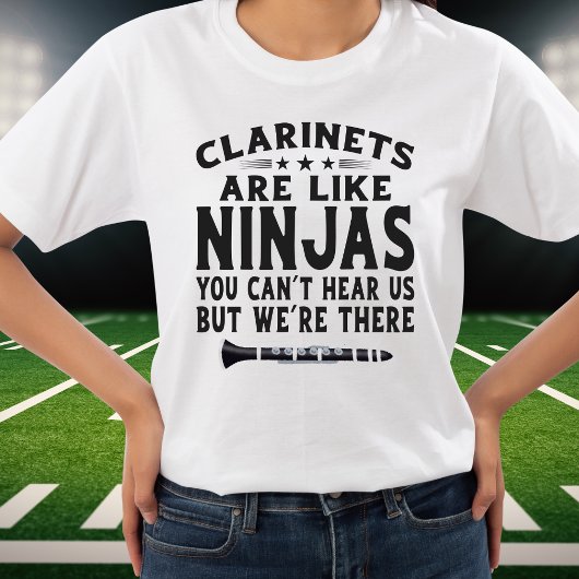 Klarinetten zijn als Ninjas Tshirt