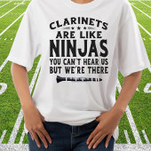 Klarinetten zijn als Ninjas Tshirt