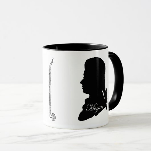 Klarinettist Anton Stadler en componist Mozart Mok (Voorkant rechts)