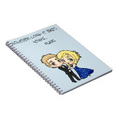 Klaroline-laptop Notitieboek (Rechterzijde)