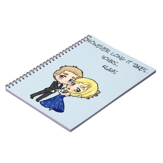 Klaroline-laptop Notitieboek (Linkerzijde)