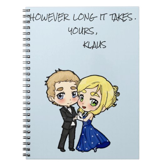 Klaroline-laptop Notitieboek (Voorkant)