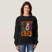 Klas 1 Boo Crew Leraar Student Halloween Kostuum Trui (Voorkant volledig)