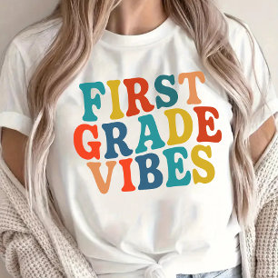 Klas 1 Sfeer Retro Leraren T-shirt voor Vrouwen