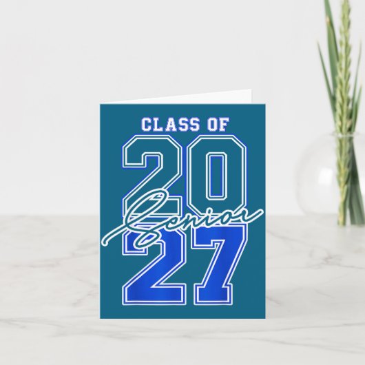 Klas 2027 Afgestudeerden 2027 Afstuderen Kaart (Voorkant)