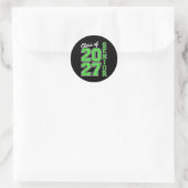 Klas 2027 Senior 27 High Ronde Sticker (Tas)
