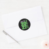Klas 2027 Senior 27 High Ronde Sticker (Envelop)
