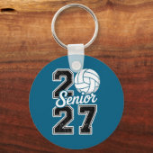 Klas 2027 Volleybal Senior 2027 Sleutelhanger (Voorkant)