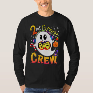Klas 2 Boo Crew Halloween Little Ghost-mandje F T-shirt