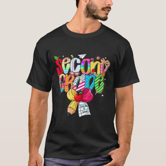 Klas 2 droomteam terug naar school leraar t-shirt (Voorkant)