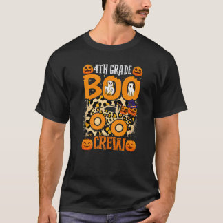 Klas 4 Boo Crew Onderwijzer Student Halloween Kost T-shirt
