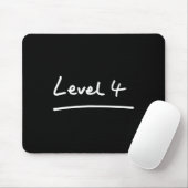 Klas 4 Niveau 4 Leerling & Leraar Cool Back Muismat (Met muis)