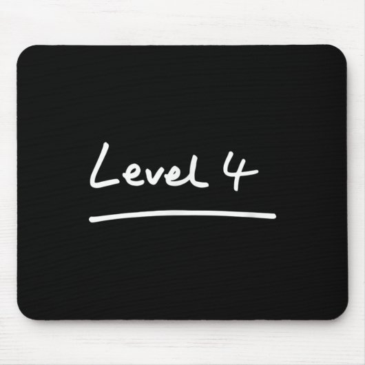 Klas 4 Niveau 4 Leerling & Leraar Cool Back Muismat (Voorkant)