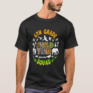 Klas 6 Dierenpark Schoolreis Team Matchen Studente T-shirt