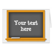  Klas Chalkboard Kaart (Voorkant Horizontaal)