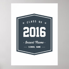 Klas - Houtskool Vintage Poster