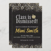 Klas is Verdaagd Leraar Pensioen Kaart (Voorkant / Achterkant)