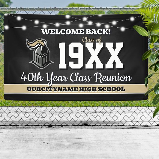 Klas Kleuren Klassereünie Welkom Banner