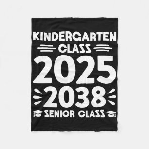 Klas kleuterschool van 2025 Toekomstige senior kla Fleece Deken