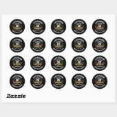 Klas Reünie Ronde Sticker Zegel Aangepaste School (Vel)
