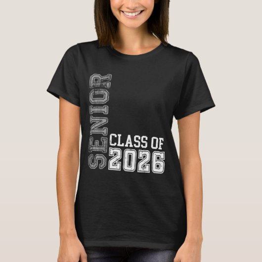 Klas Senior Afstuderende Student Illustratie T-shirt (Voorkant)