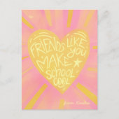 Klas Valentijnsdag kaart voor schoolvrienden (Voorkant)