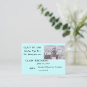 KLAS VAN 1985, nodigt u uit om:, ... Informatiekaartje (Staand voorkant)