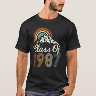 klas van 1987 High School College reünie T-shirt